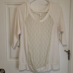 Studio Y sparkle 3/4 sleeve top